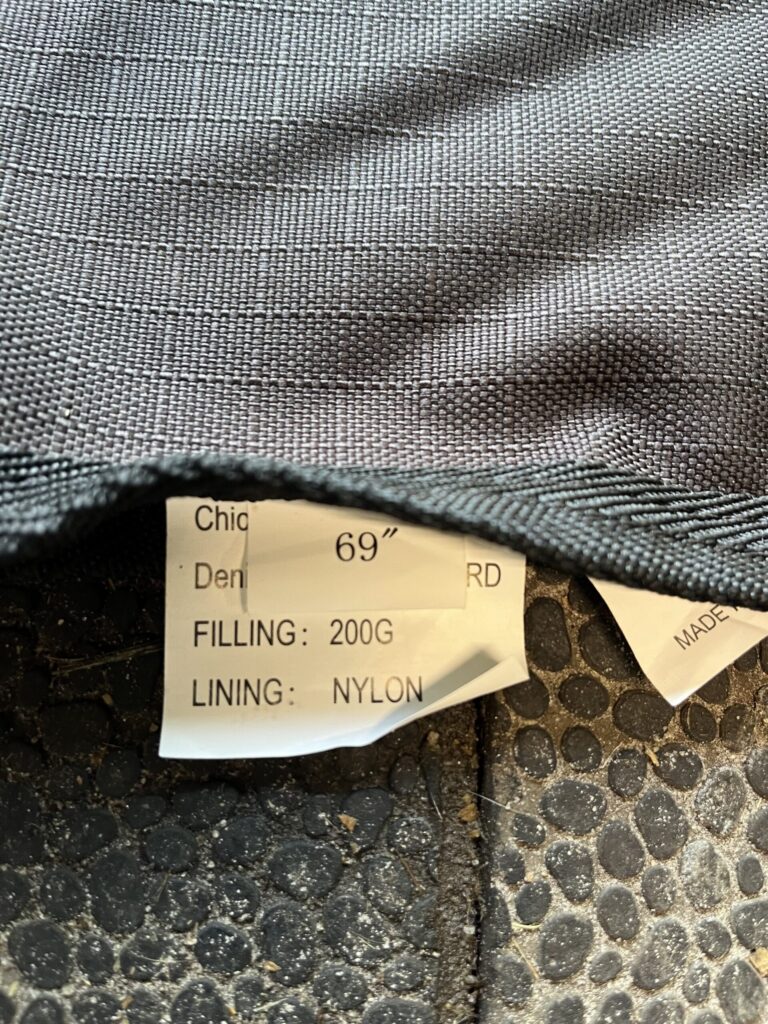 69” 1200d 200g rugged ride blanket