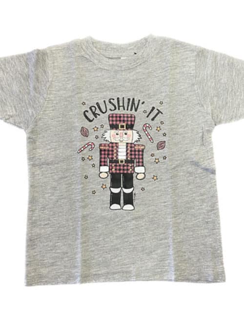 Toddler L&B Life Tee, Gray, Crushin’ It, Nutcracker