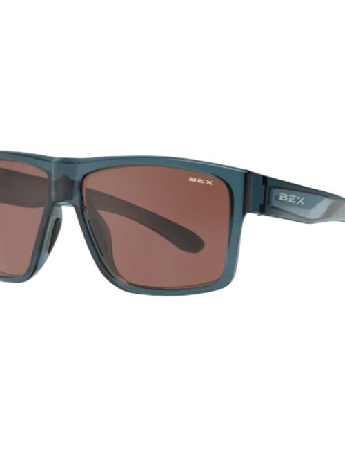 Bex Sunglasses, Pillar, Clear Lake Blue Frame, Brown Lens