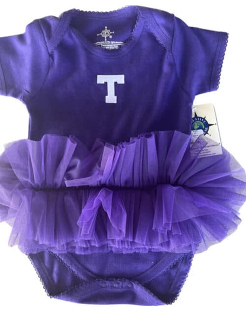 Baby TSU Onesie, Purple Tutu