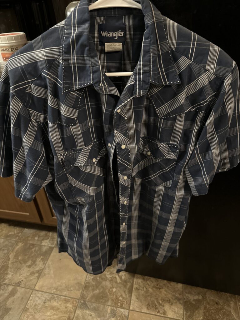 Wrangler Men’s Western Short Sleeve Shirt