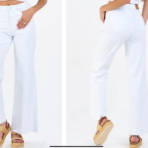 White Fiona Pants