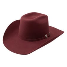 Resistol X Cody Johnson Thunder Hill 3X Burgundy Wool Western Hat RWTHHL-CJ4282