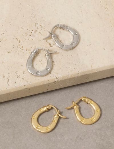 The Horseshoe Hoops {GOLD + SILVER}