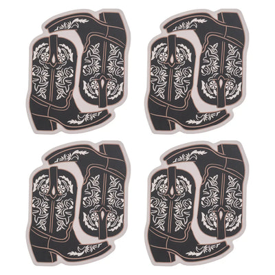 Cowboy Boot Cork Coasters