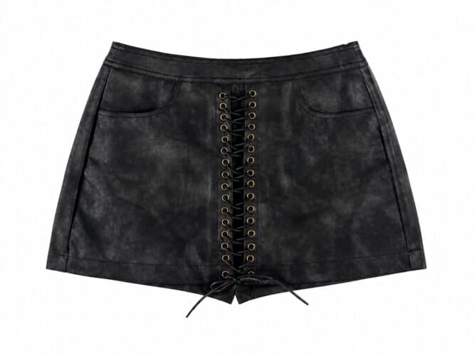 Frontier Goods Leather Skort
