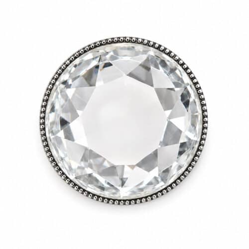 Crystal clear brooch