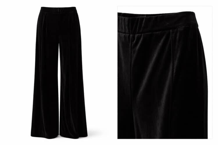 Midnight Magic Black Velvet Pants