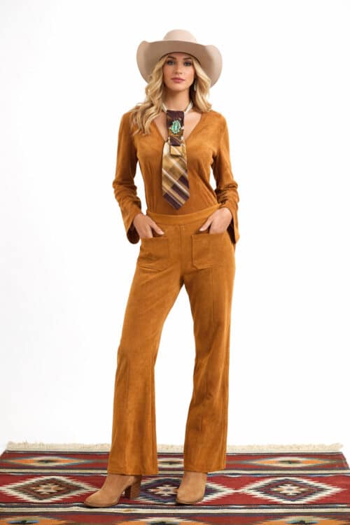 A Shot of Whiskey Camel Boot Cut Pant