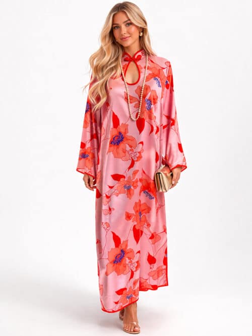 Elegance Blooms Maxi Dress